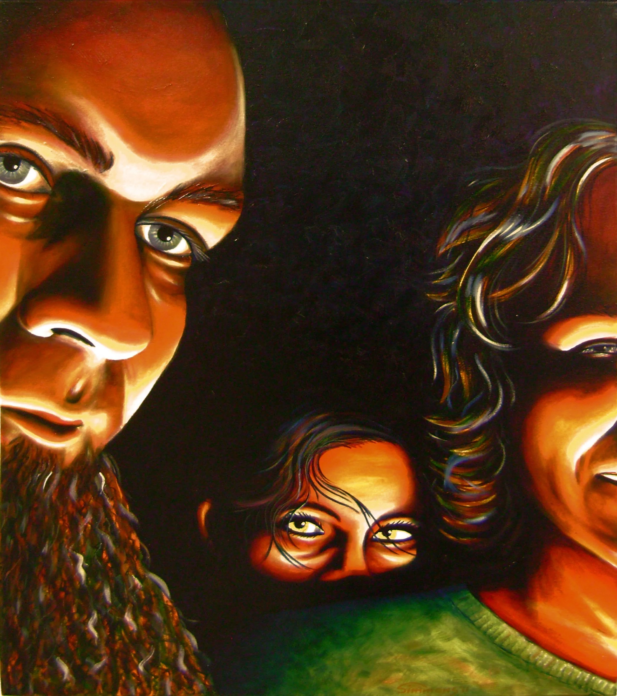 Oil painting on canvas
