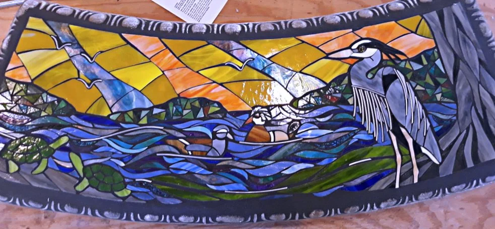 Public Art Mosaic benches