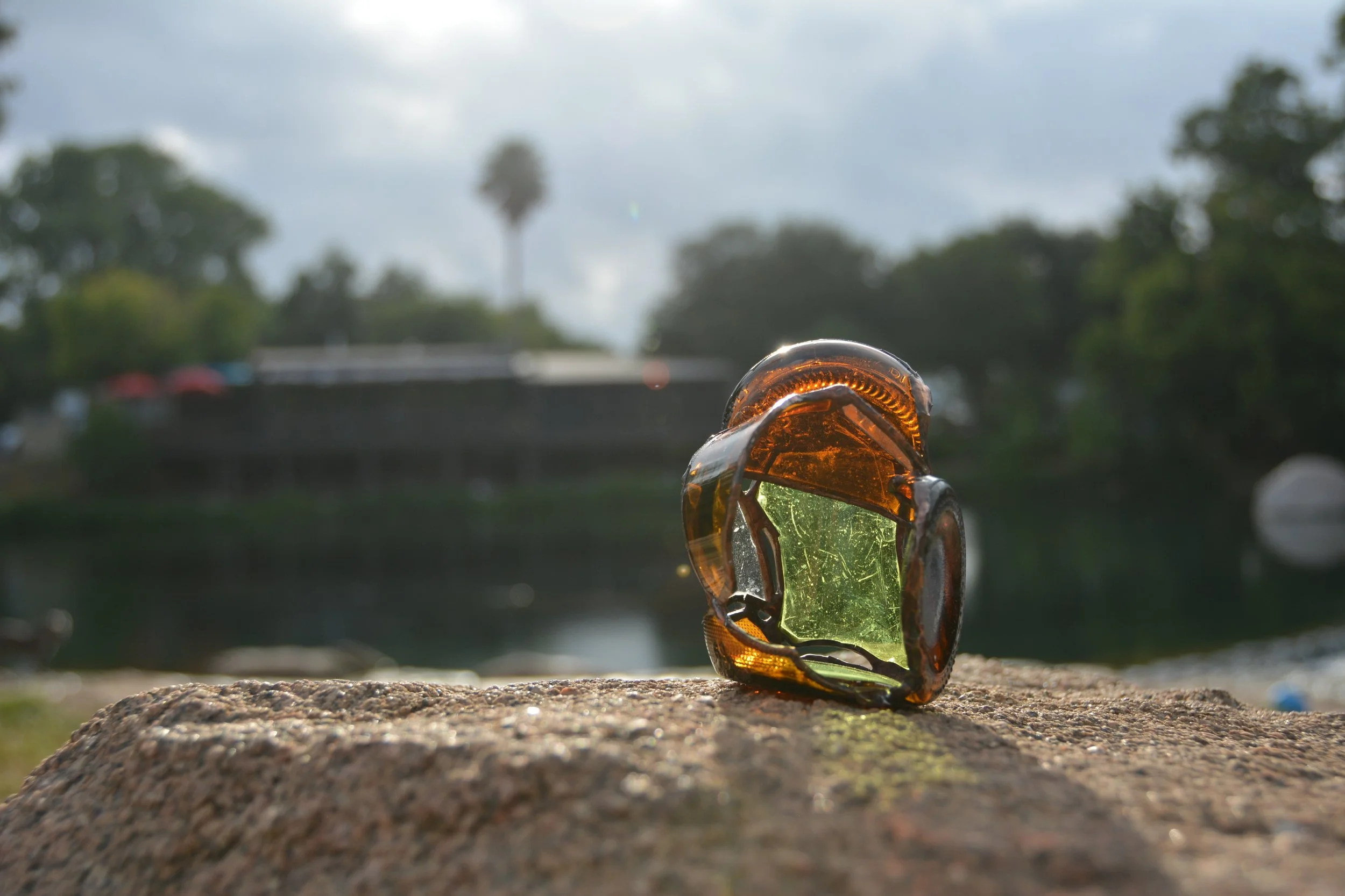 River Glass Sculpture
