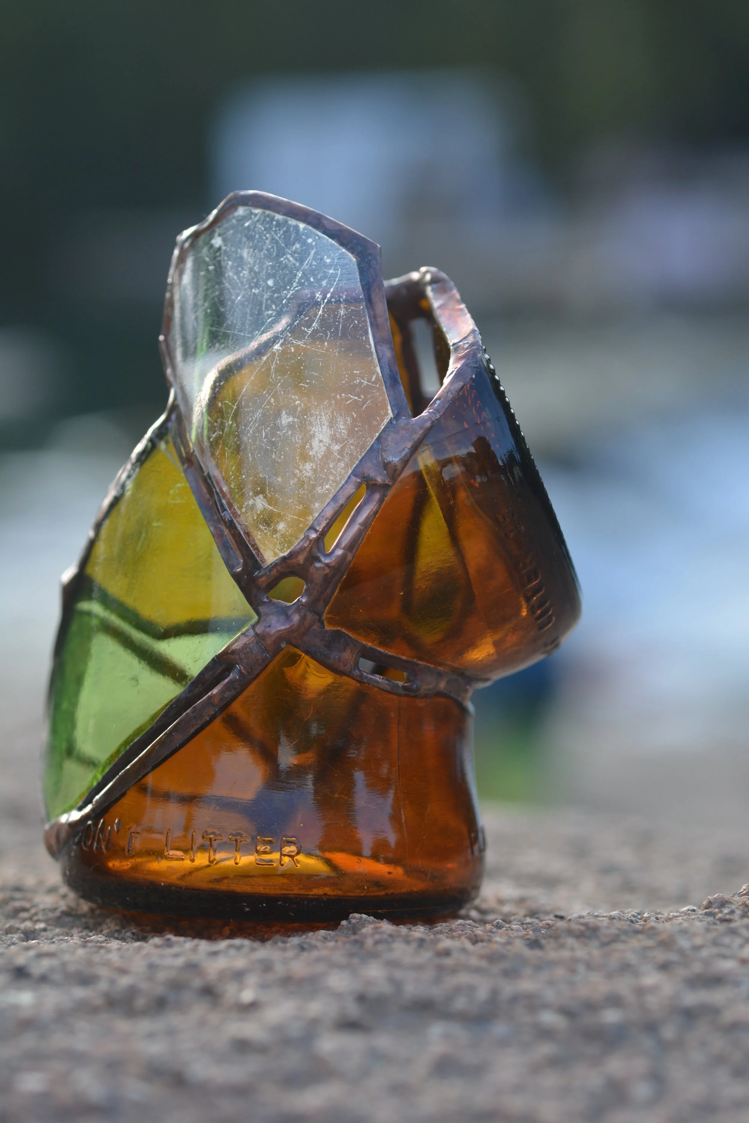 River Glass Sculpture