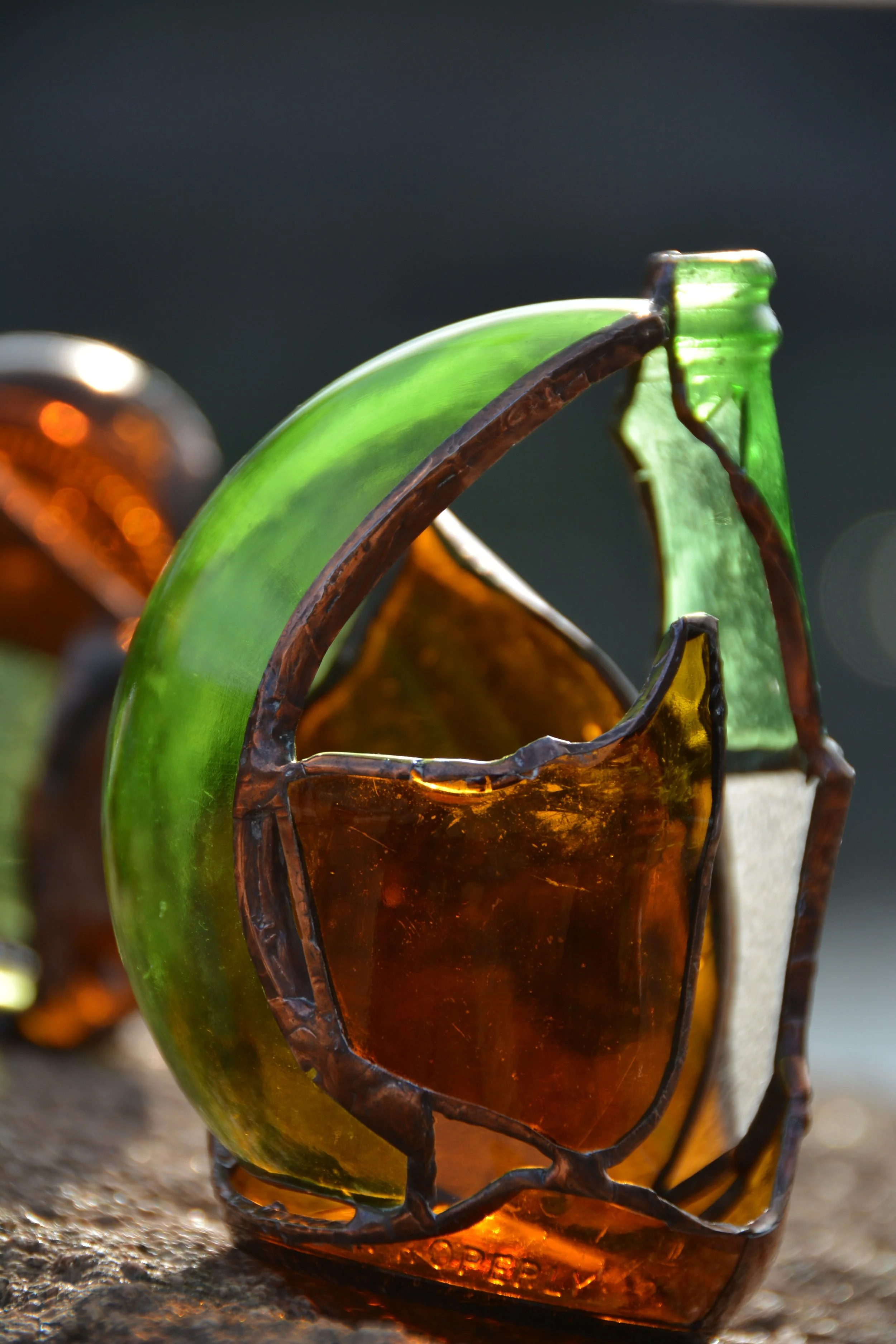River Glass Sculpture