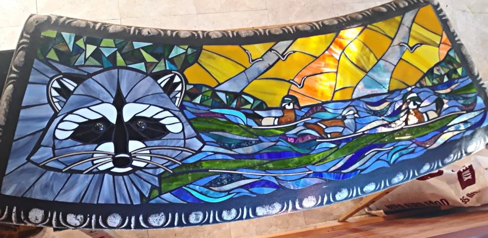 Public Art Mosaic benches