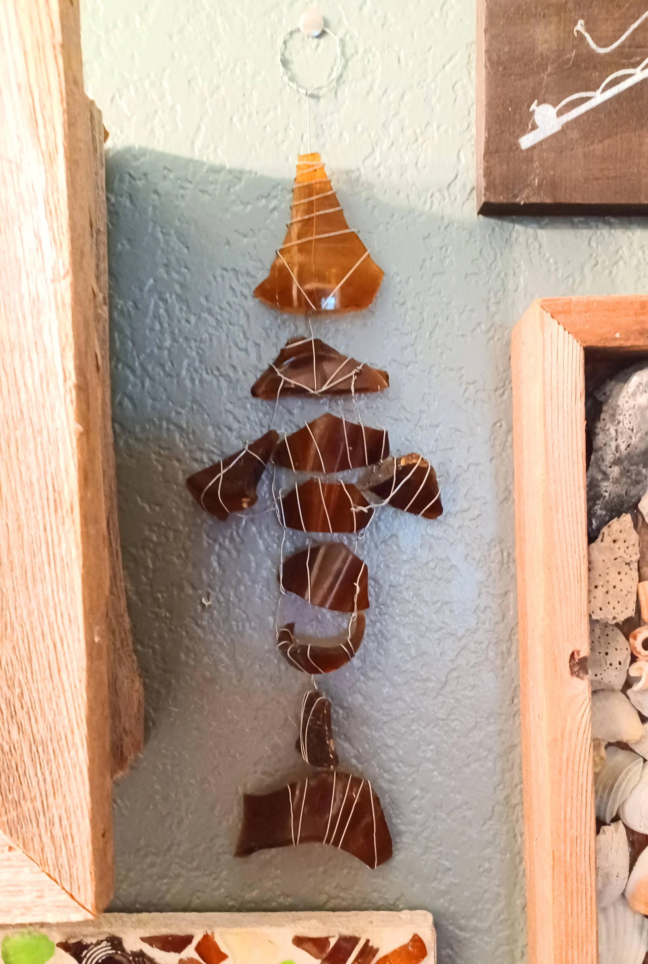 River Glass Ornament