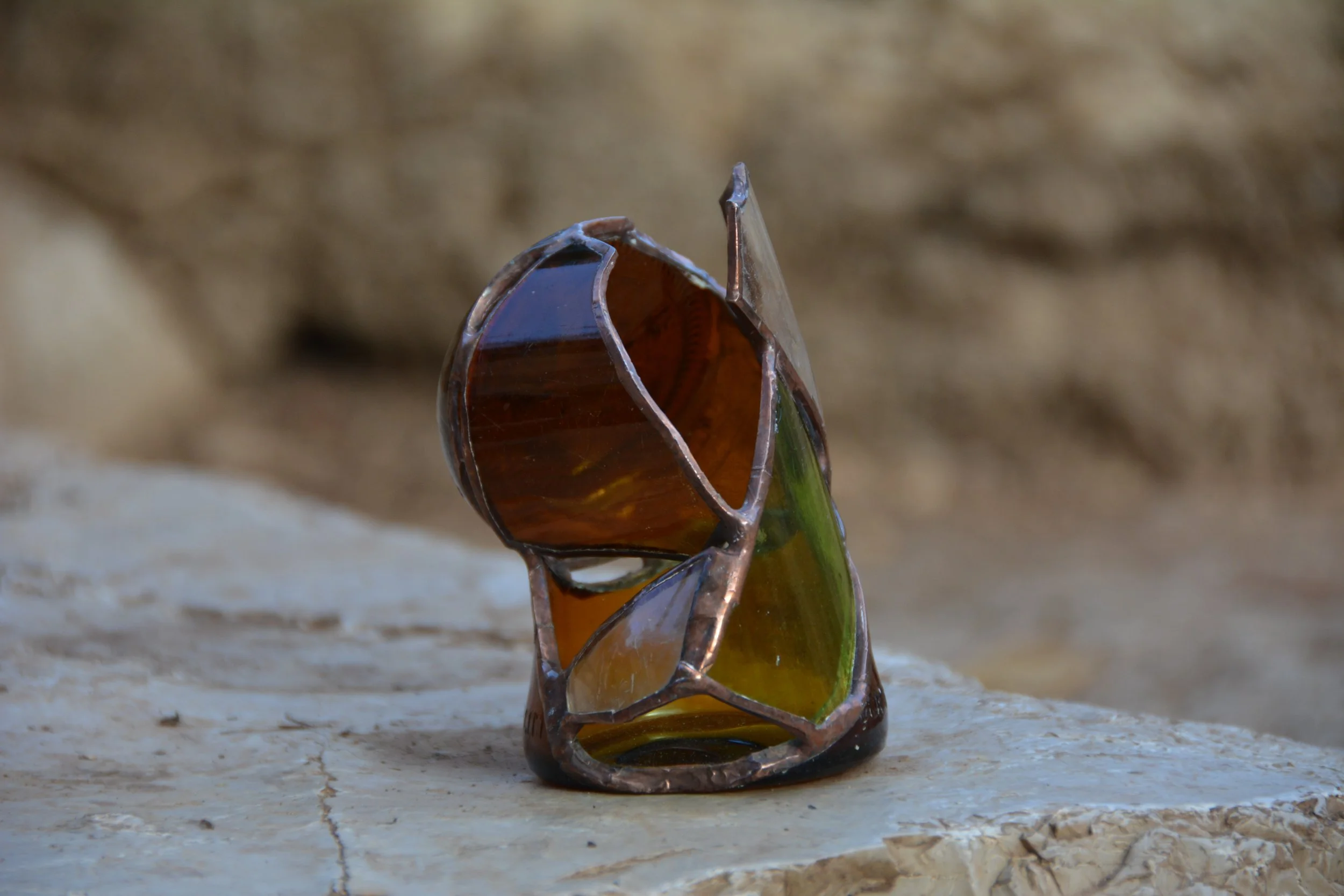River Glass Sculpture