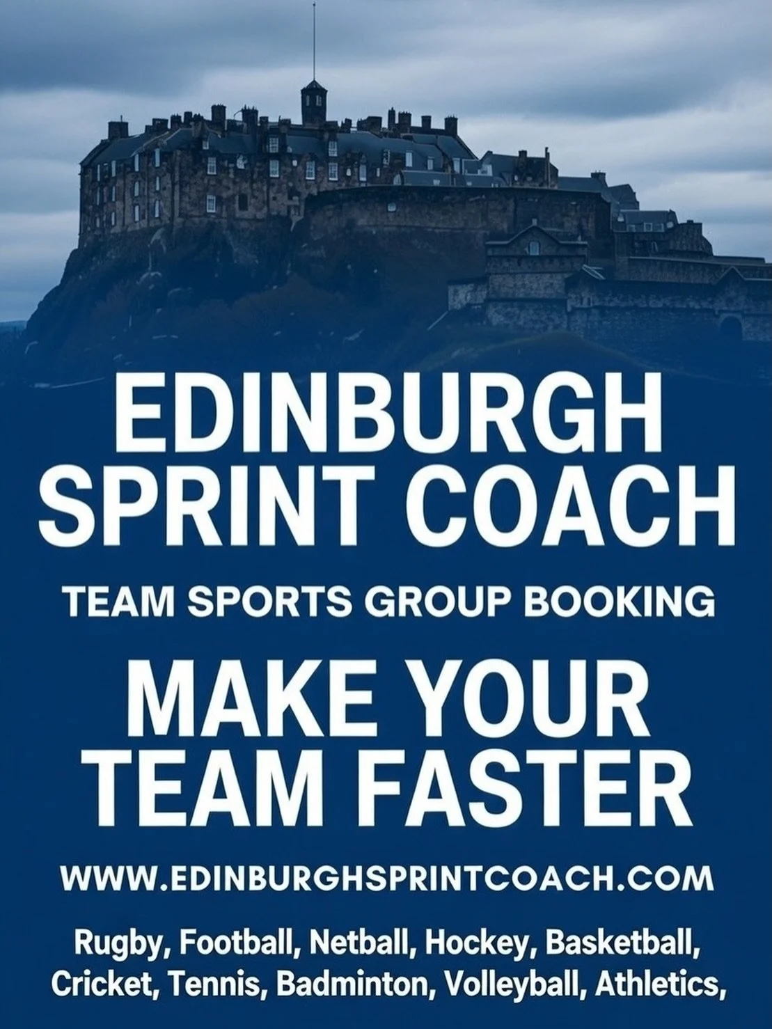 Looking to improve the overall speed of the players in your team? Team sports bookings now live on our website.