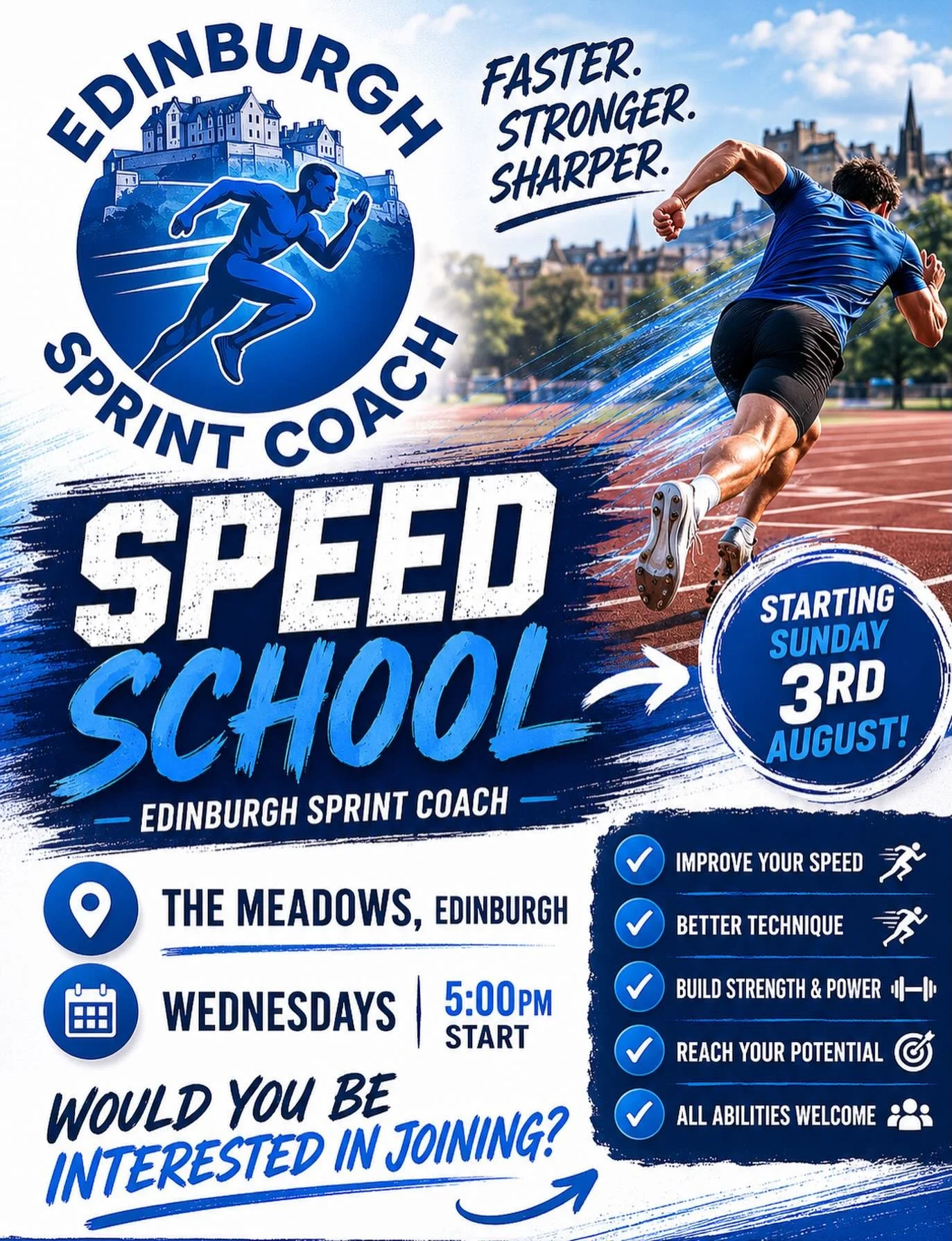 We are looking to start a new class. Would you be able to make it?