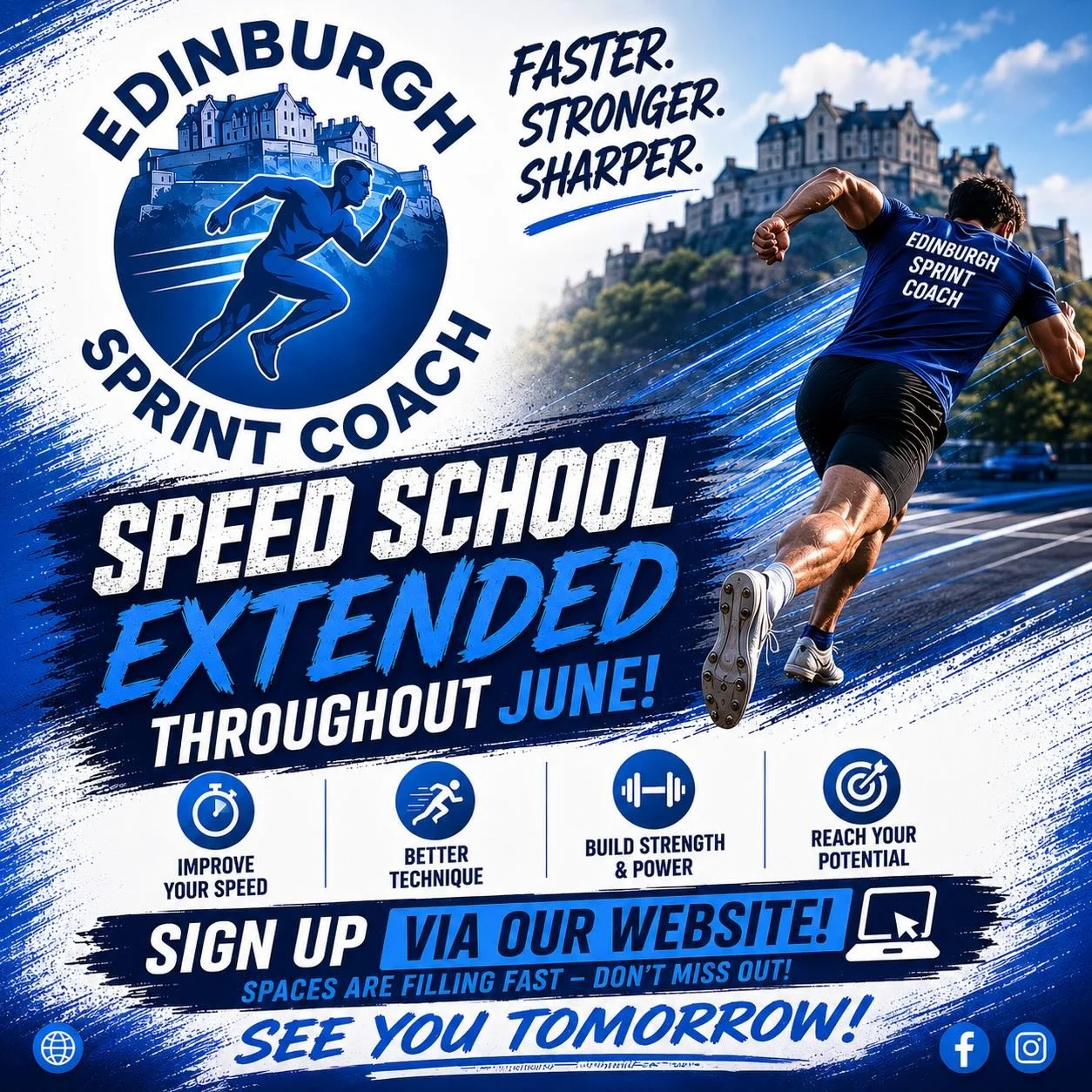 SPEED SCHOOL extended through June. If you want to come down and try our speed school you can sign up via the link in our bio. See you tomorrow 🫱🏻&zwj;🫲🏼💪🏼