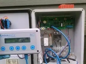 A septic alarm control box