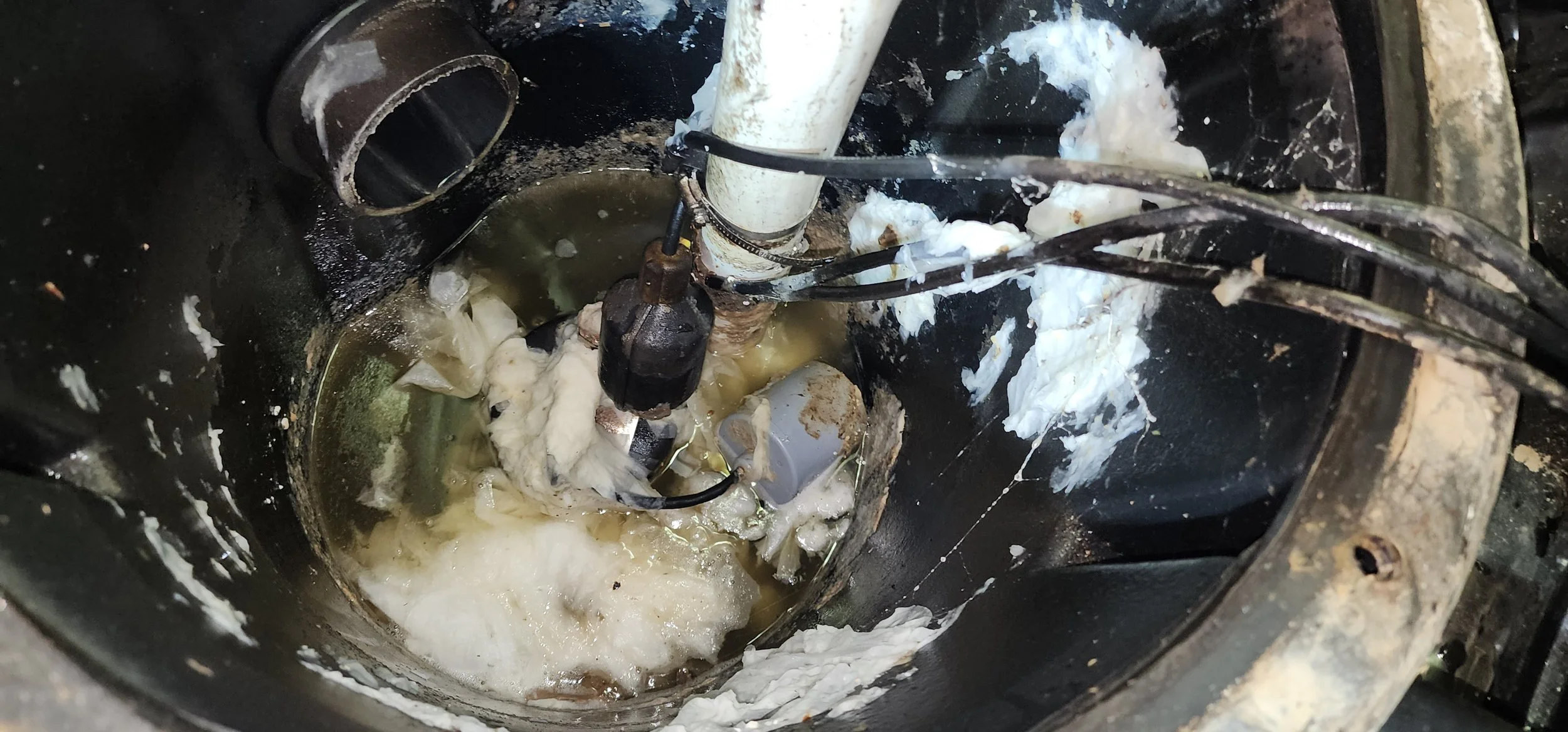 Excessive build up causing pump to not operate property.  Too much toilet paper being flushed at once.