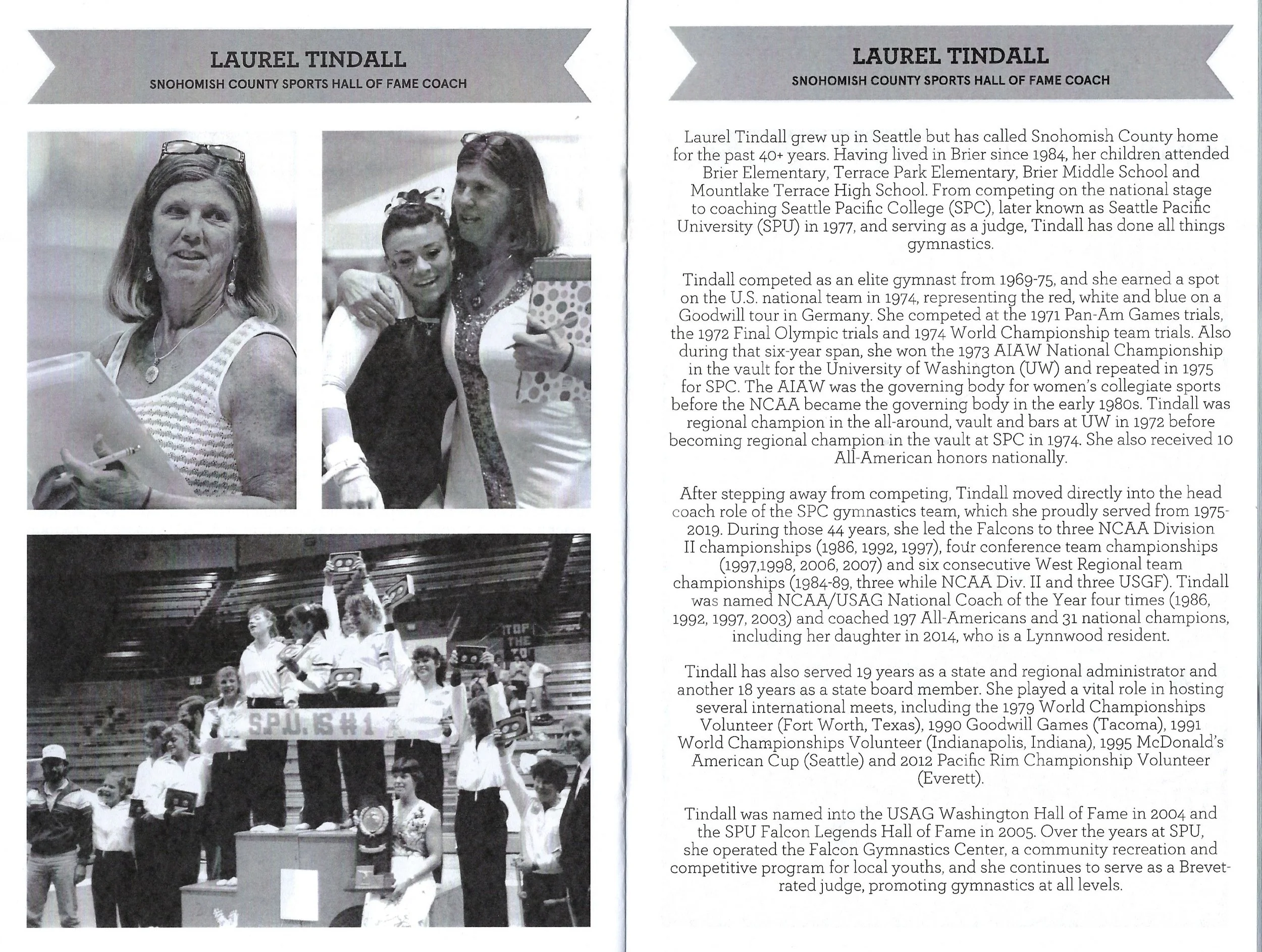 Congratulations Laurel Tindall!
