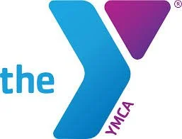 The YMCA logo with a large blue 'Y', the word 'the' in blue, and 'YMCA' written vertically in purple.