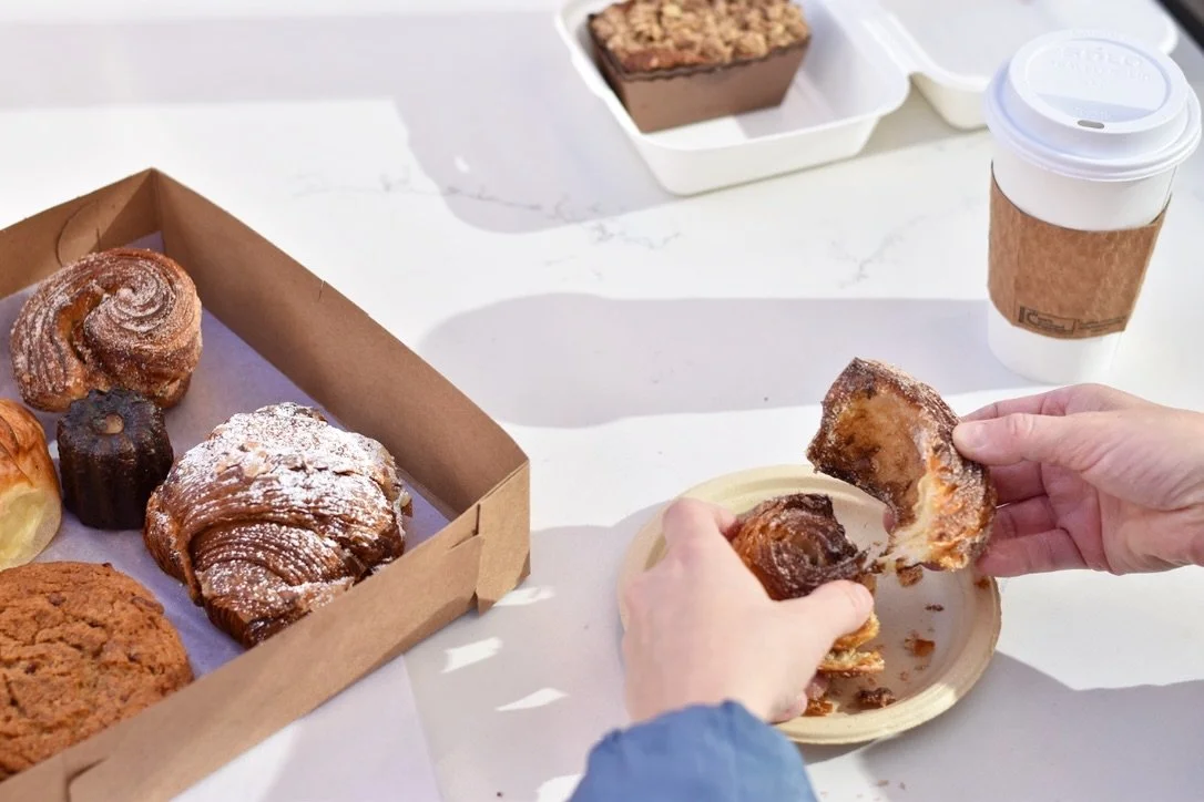 Can&rsquo;t make it in this morning? Our drinks and pastries are available on @doordash &mdash; the same quality, straight to your door (or office!). 

Find us in the app and get your order in.