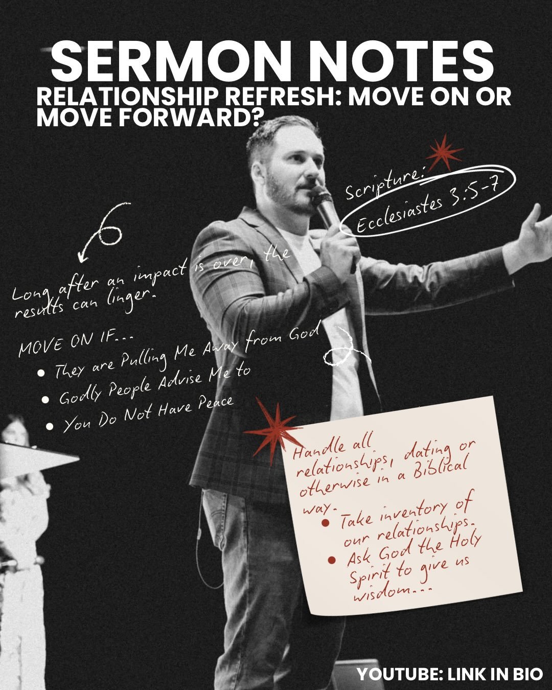 WATCH SUNDAY&rsquo;S MESSAGE!  Check out our YouTube for the latest Sunday. LINK IN BIO!! Starting our Relationship Refresh series: Move On or Move Forward?👏