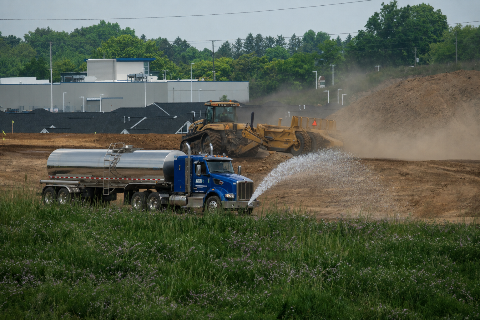 Dust Control Water Trucks for Texas Construction Sites: TCEQ Compliance and Soil Compaction Applications