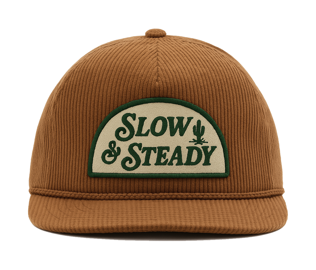 Slow and Steady Cord Hat - Clay