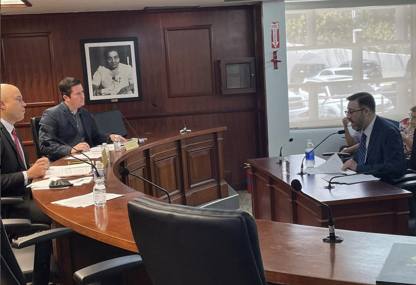 Testifying in front of Committee 