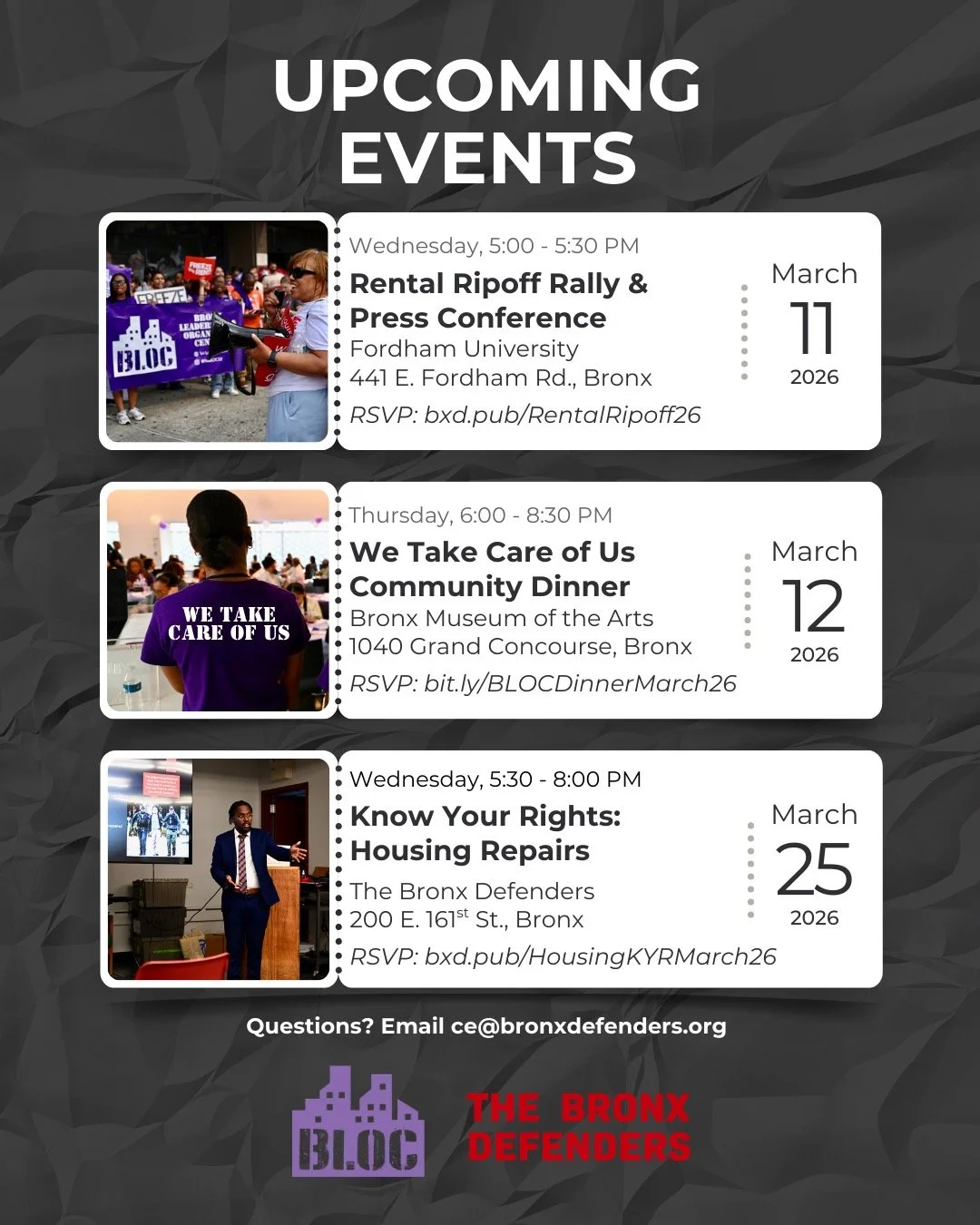 Our advocacy is heating up along with the weather! It&rsquo;s time to go back outside 💐

We are hosting three events in the next few weeks and want you to join us. Check out event information below and RSVP at our link in bio.

Rental Ripoff Rally &