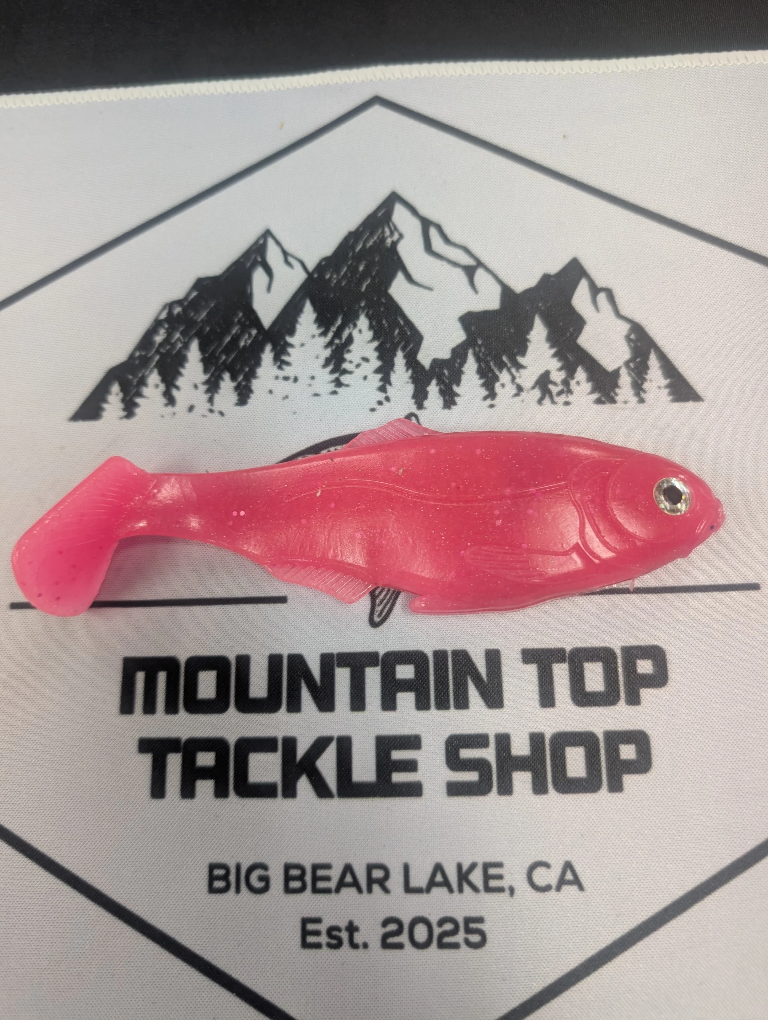 6" War Fish - SALTED - Pink Sparkle