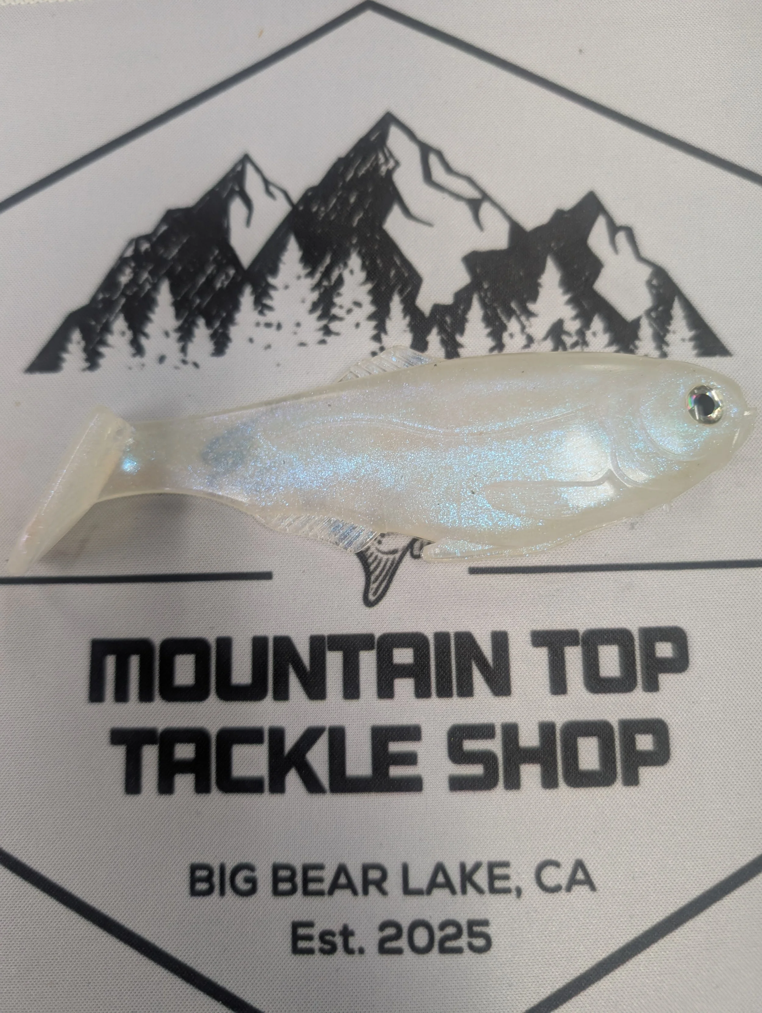 6" War Fish - GLOW - Sexy Ghost