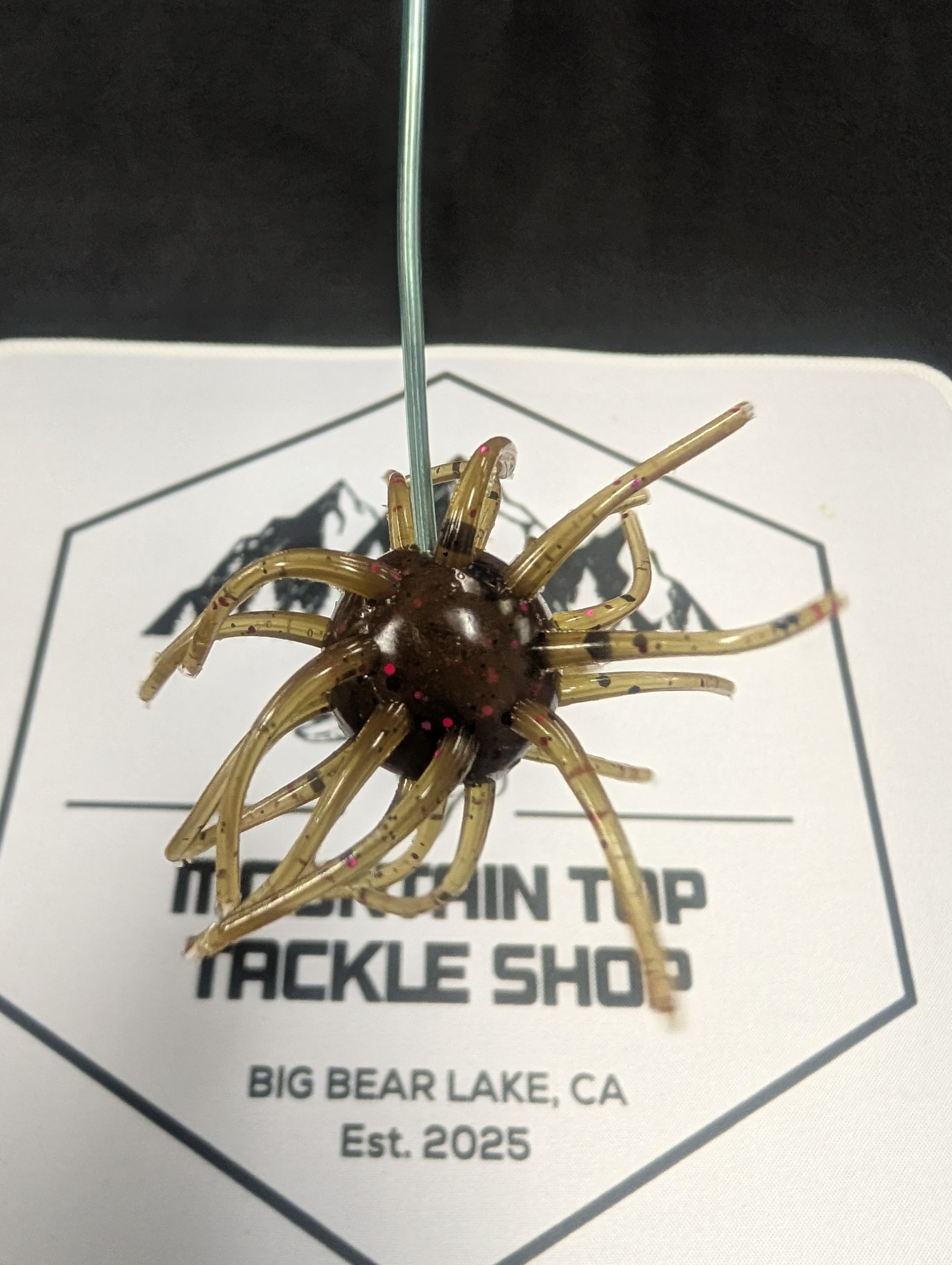 Green Pumpkin w/ Purple & Black Flake