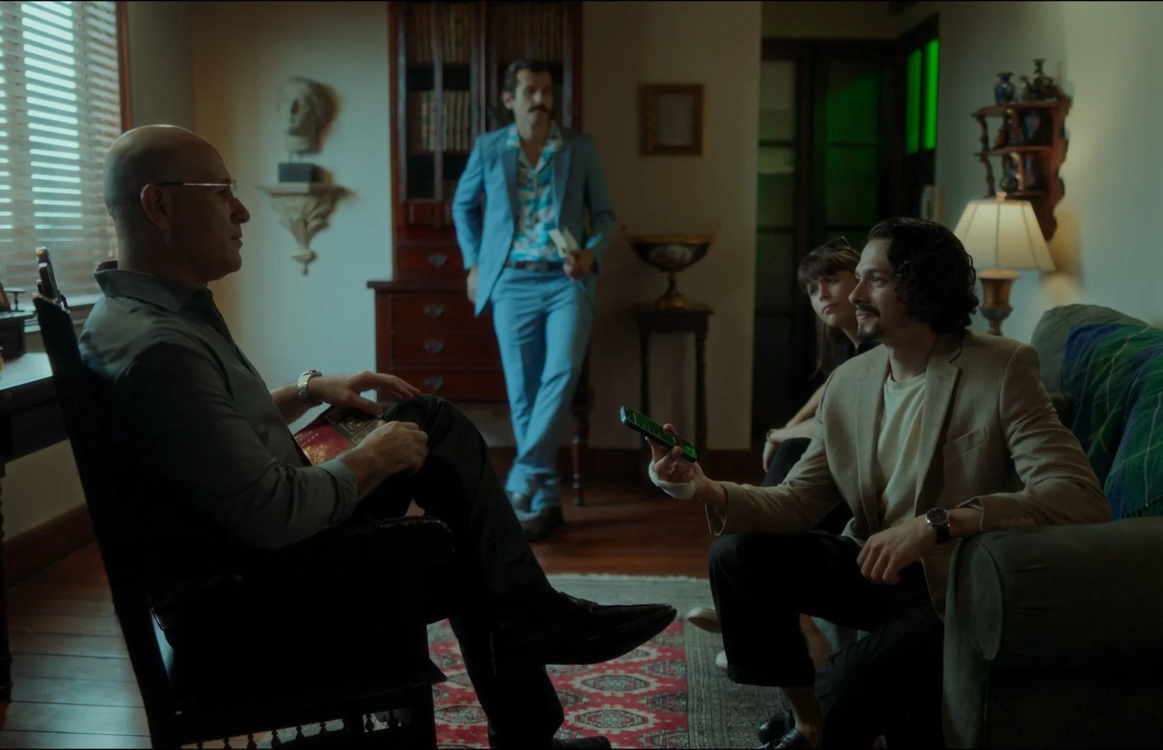 Julio Chamorro, Nick Romano, Paola Espinoza, Gregory Manrique