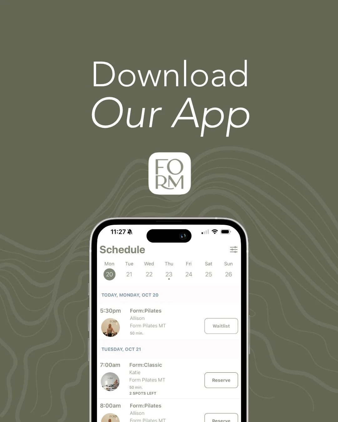 Have you downloaded the Form Pilates app yet? 📱⁠
Our app is is the best way to easily book classes and stay connected.⁠
⁠
Available on iPhone and Android. Link&rsquo;s in our bio! ✨️