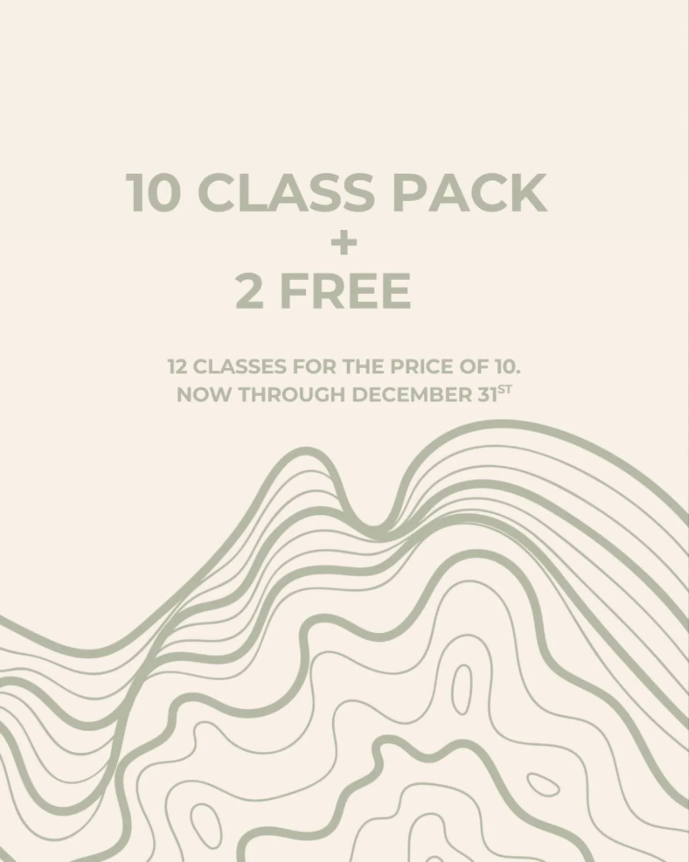 ✨ December Special ✨
12 classes for the price of 10!
Perfect for you or as a gift
6-month expiration