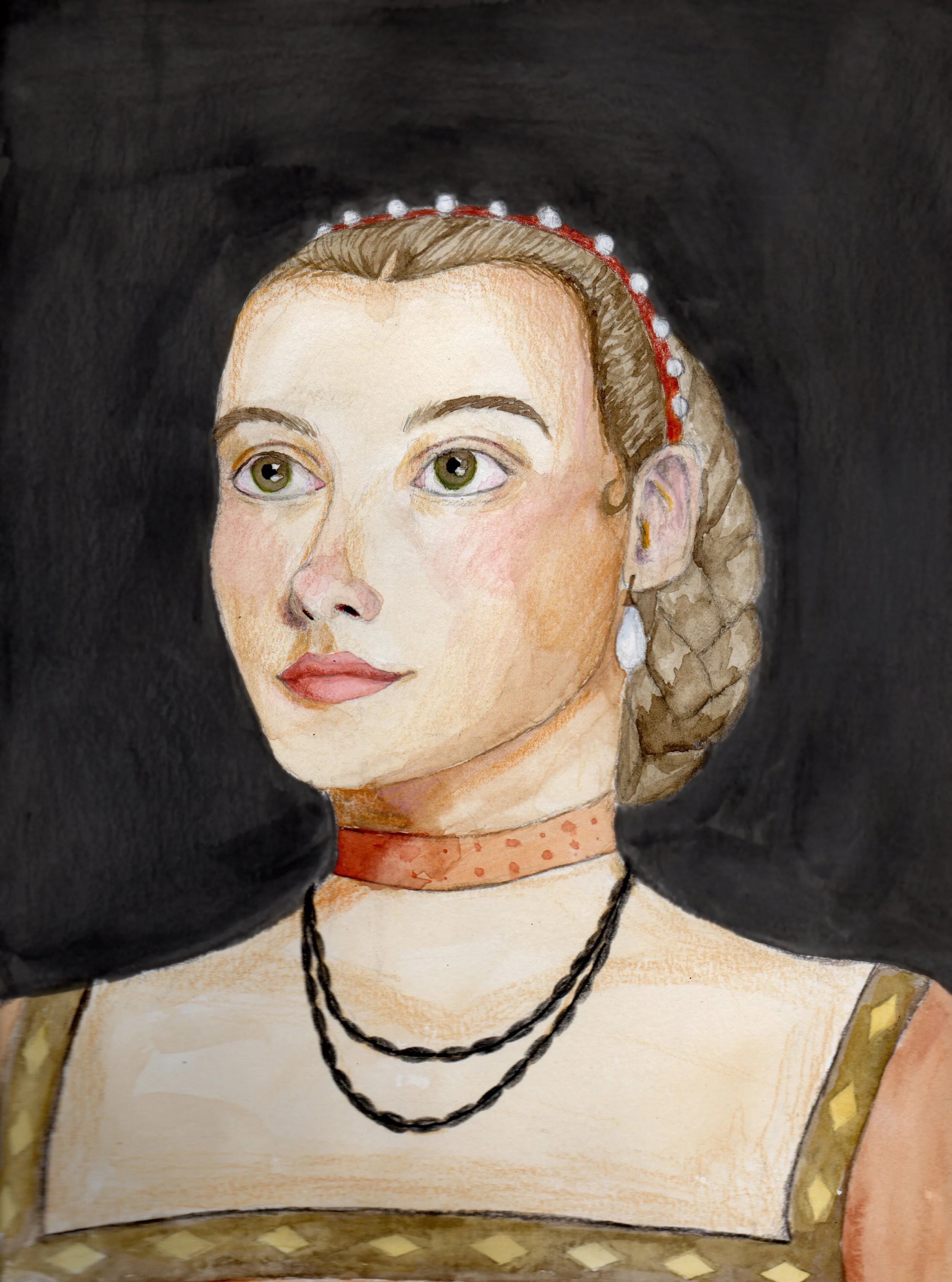 16th-Century Inspired Self-Portrait