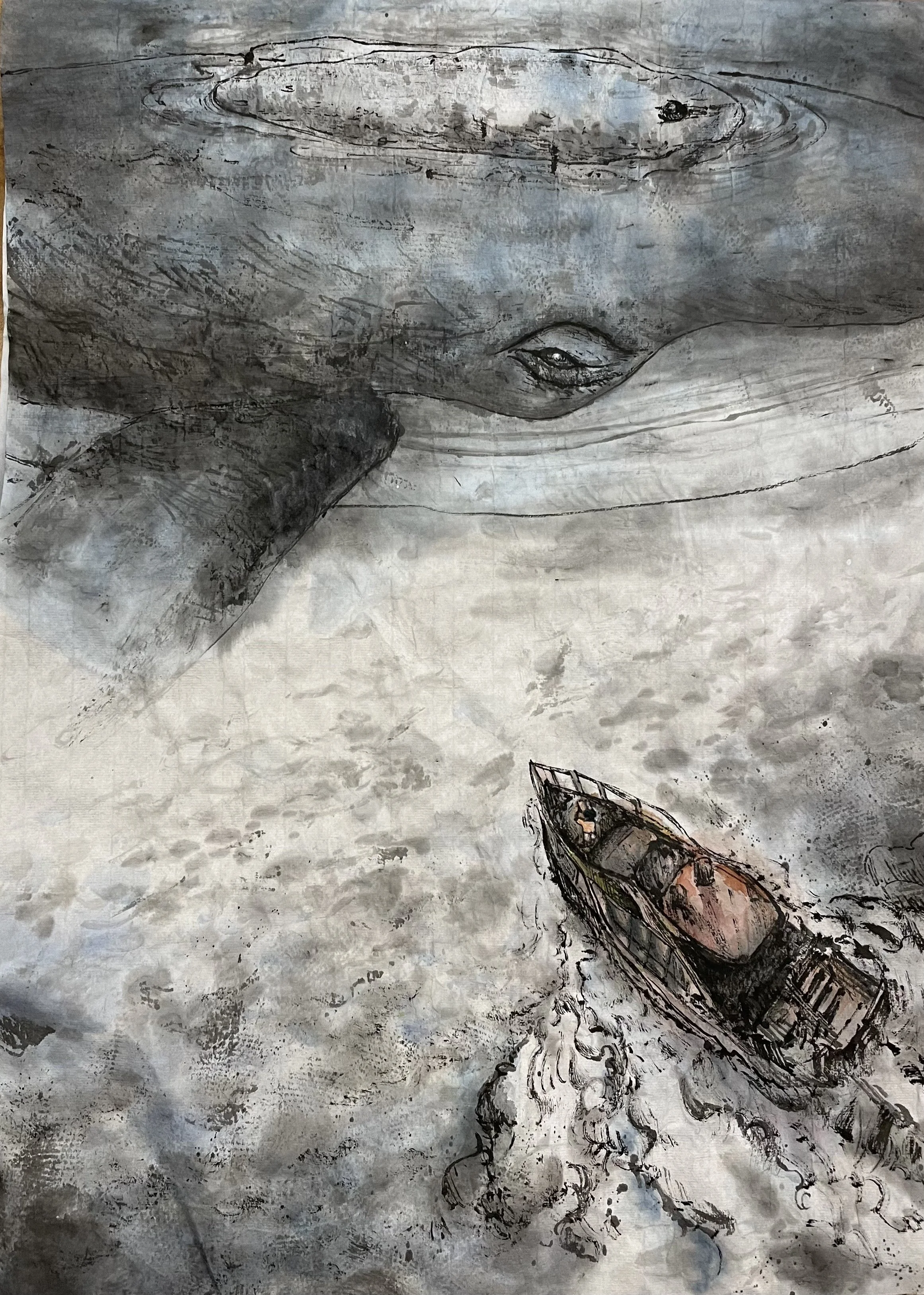 A Whale Appears! The Joyfulness of Life