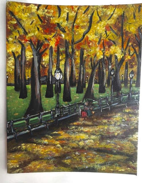 Leaves Turning in Central Park