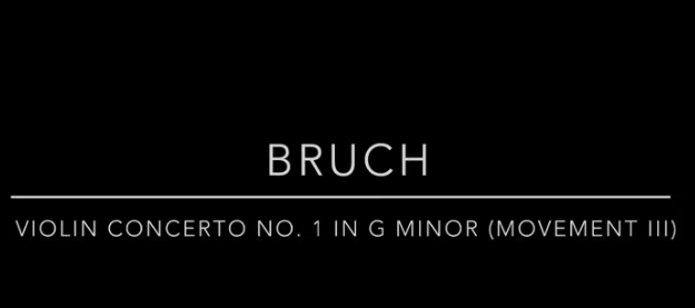 Violin Concerto No.3, Op.58 by M. Bruch and J. Brahms