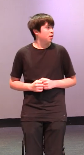 Michael in the Bathroom