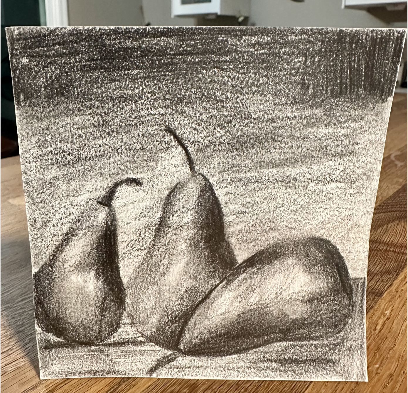In the shadow of pears