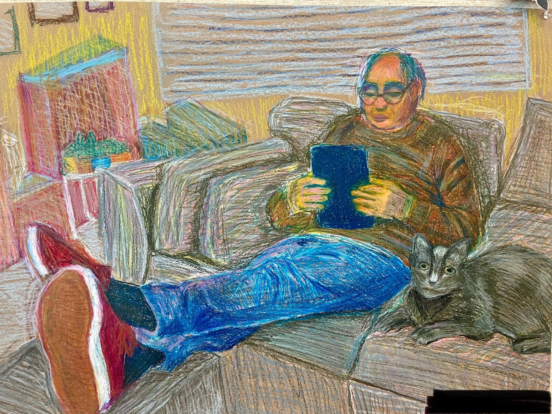 My Father Reading