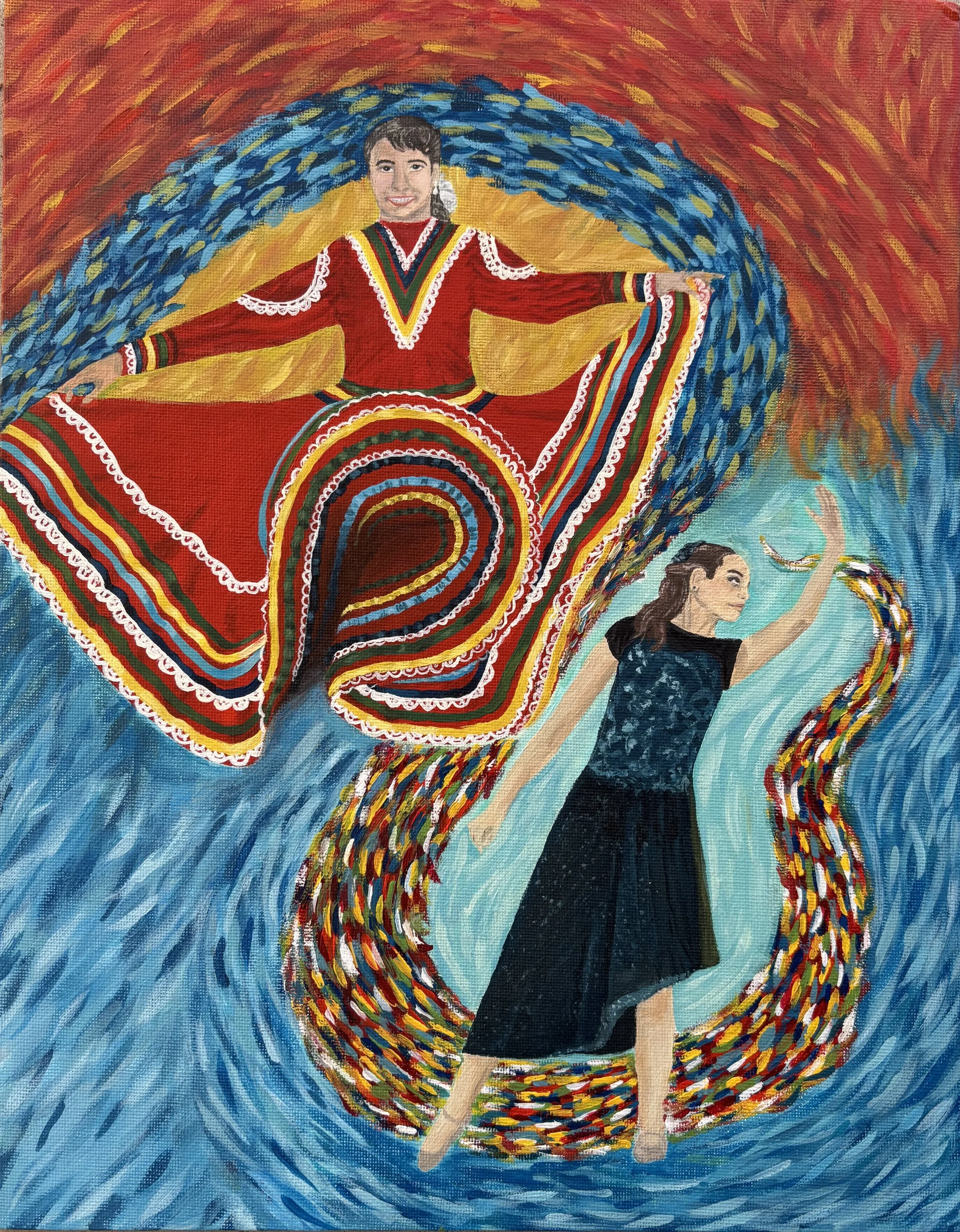 Flowing from her Flame