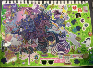 Lisa Frank Collage