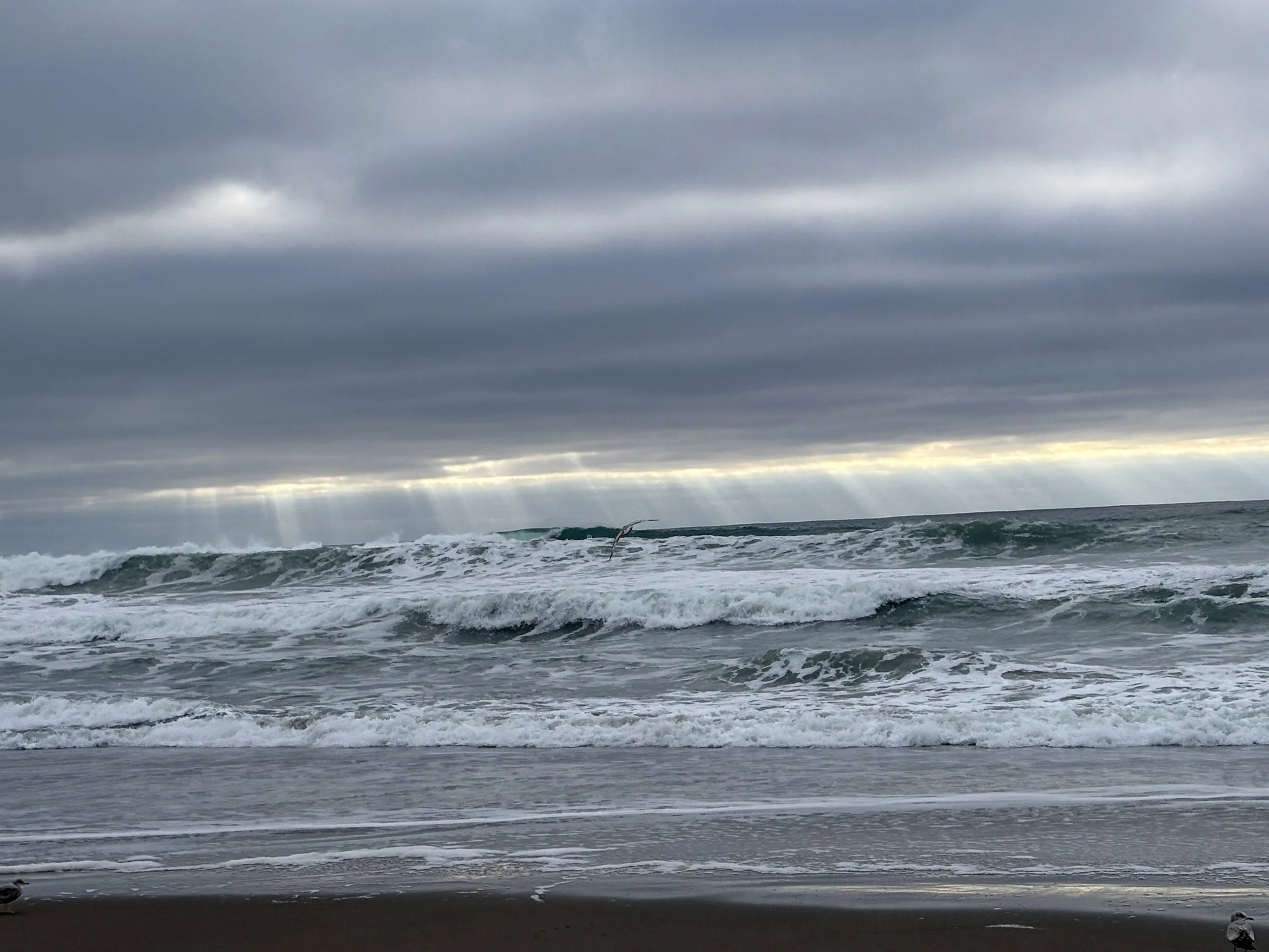 God Rays Over the Ocean