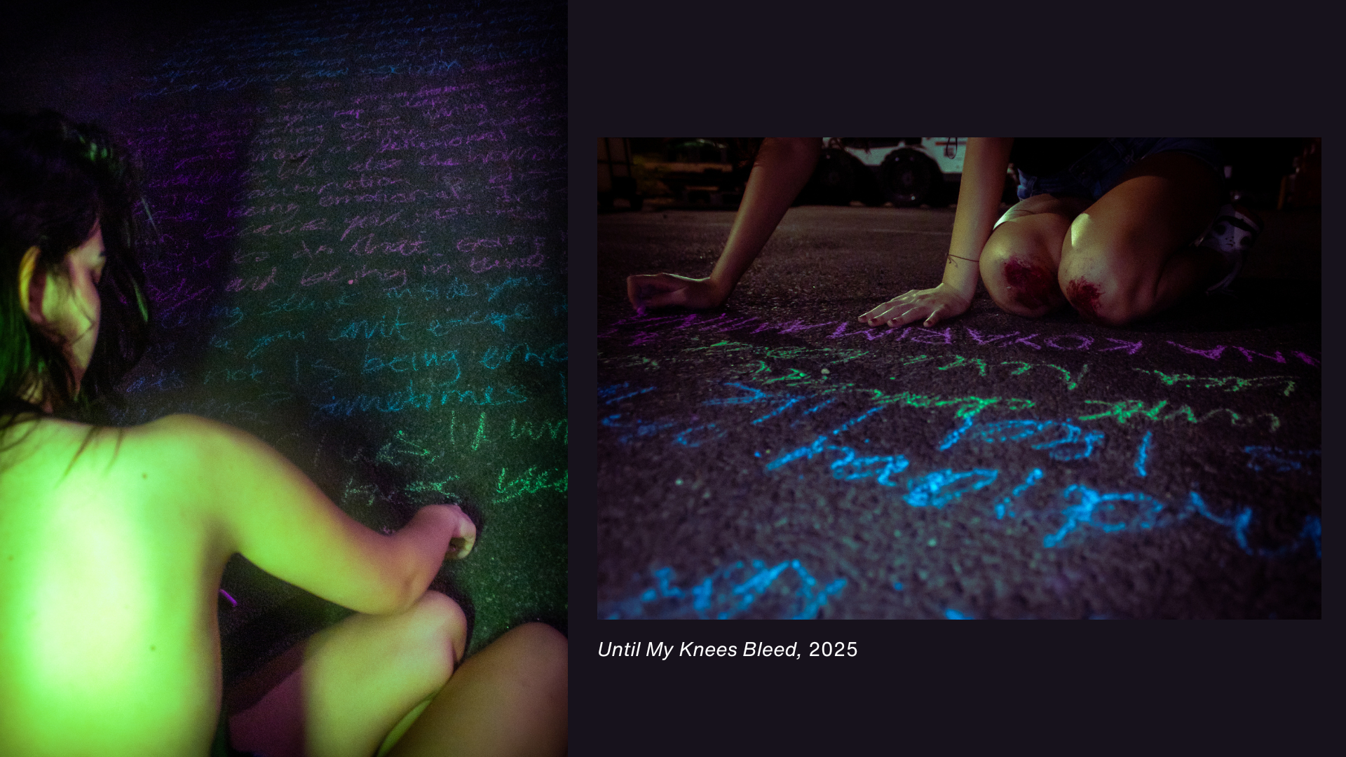 Until My Knees Bleed