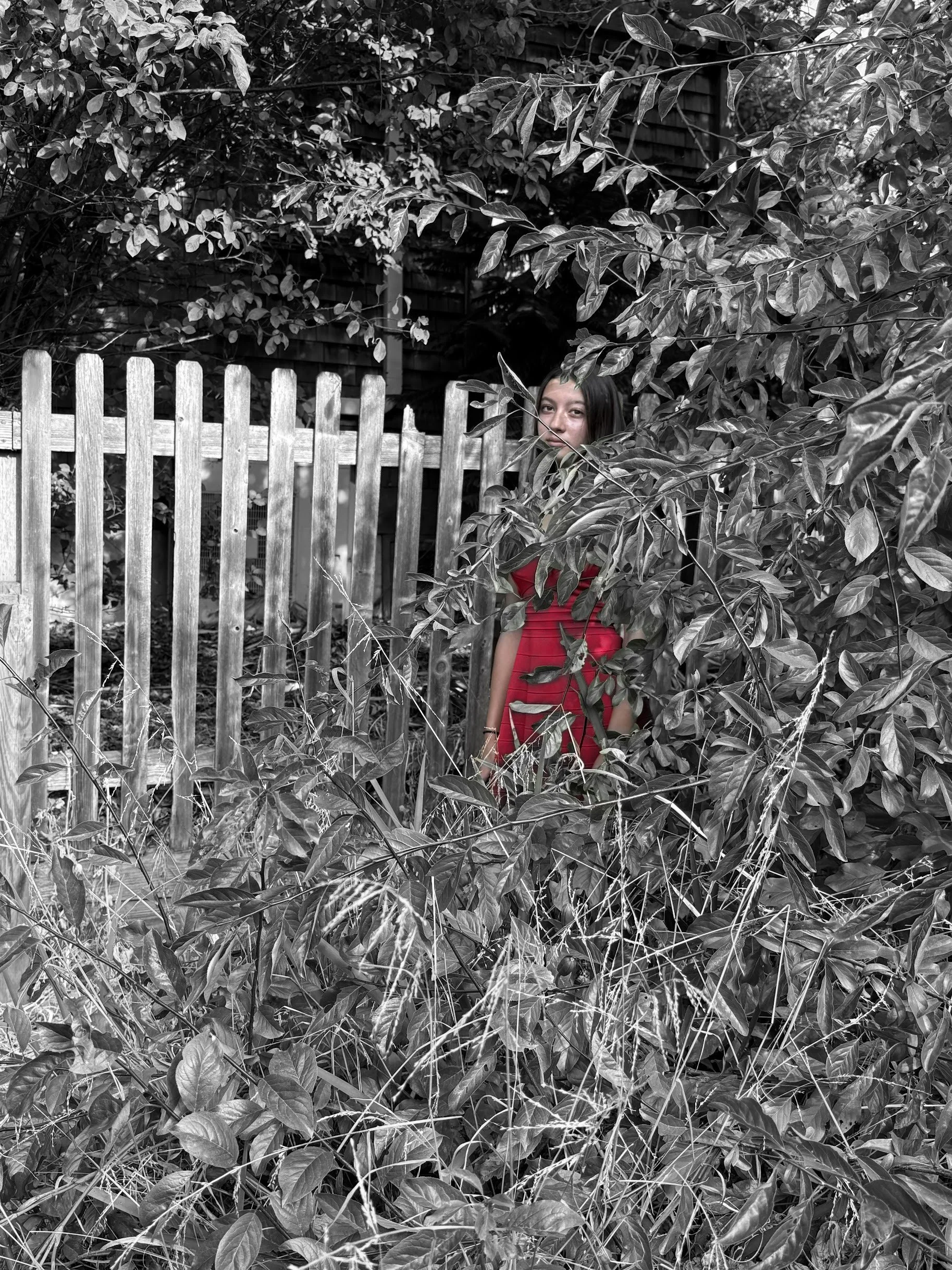 Self Portrait - Lady in Red