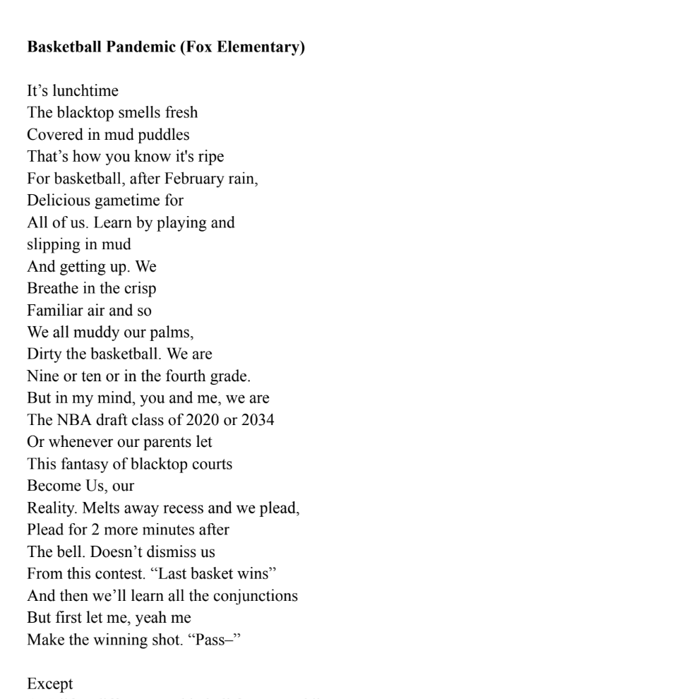 Basketball Pandemic (Fox Elementary)