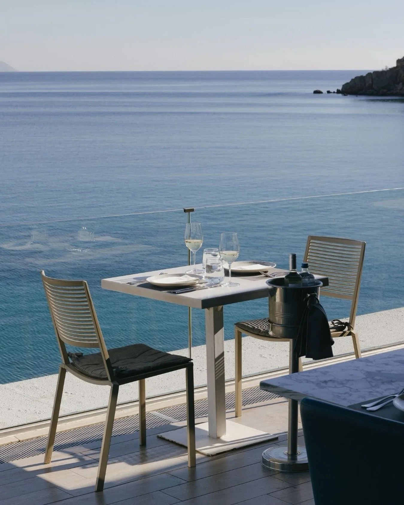 Designed for long lunches, salt in the air, and conversations that drift with the sea.

#mooringsmoments #seaside #tablebythewater #dining