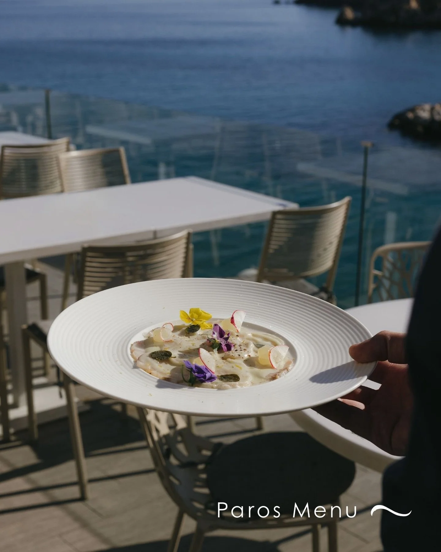 Paros is the island of the month.
Discover a set menu inspired by Parian flavors and traditions, brought to your table at Moorings.

Meltemia &ndash; Paros Edition
&euro;49 per person | Available now