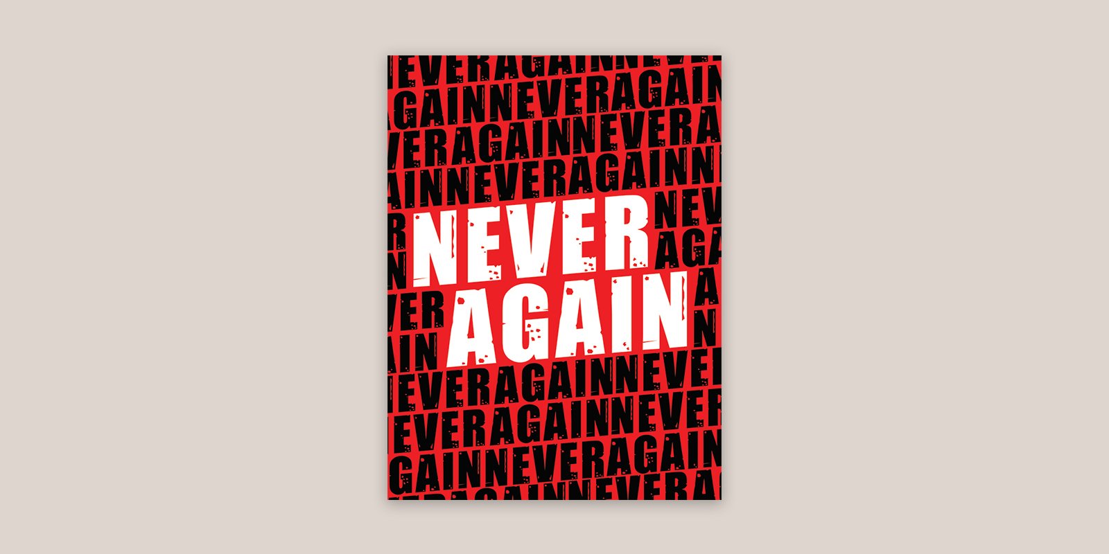 March for Our Lives: “Never Again” Poster