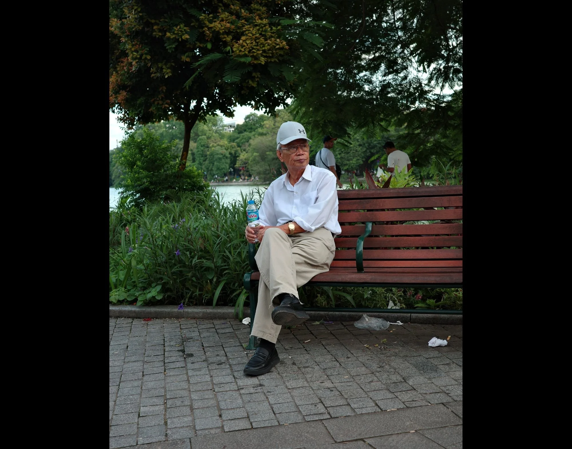 Man on Park Bench, Hanoi, 2025