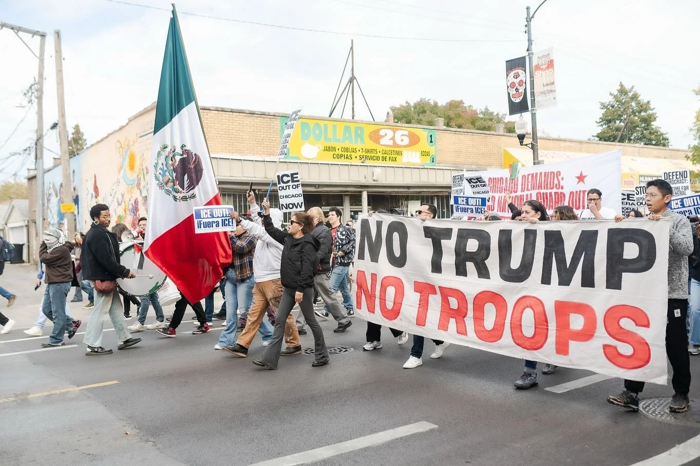 Standing with our neighbors in Little Village at the ICE OUT rally on 10/25/25. We will continue to support the communities standing up to fascism and this shameful federal administration 💯✊🏽

Thank you to our coalition partners. Stay up to date wi