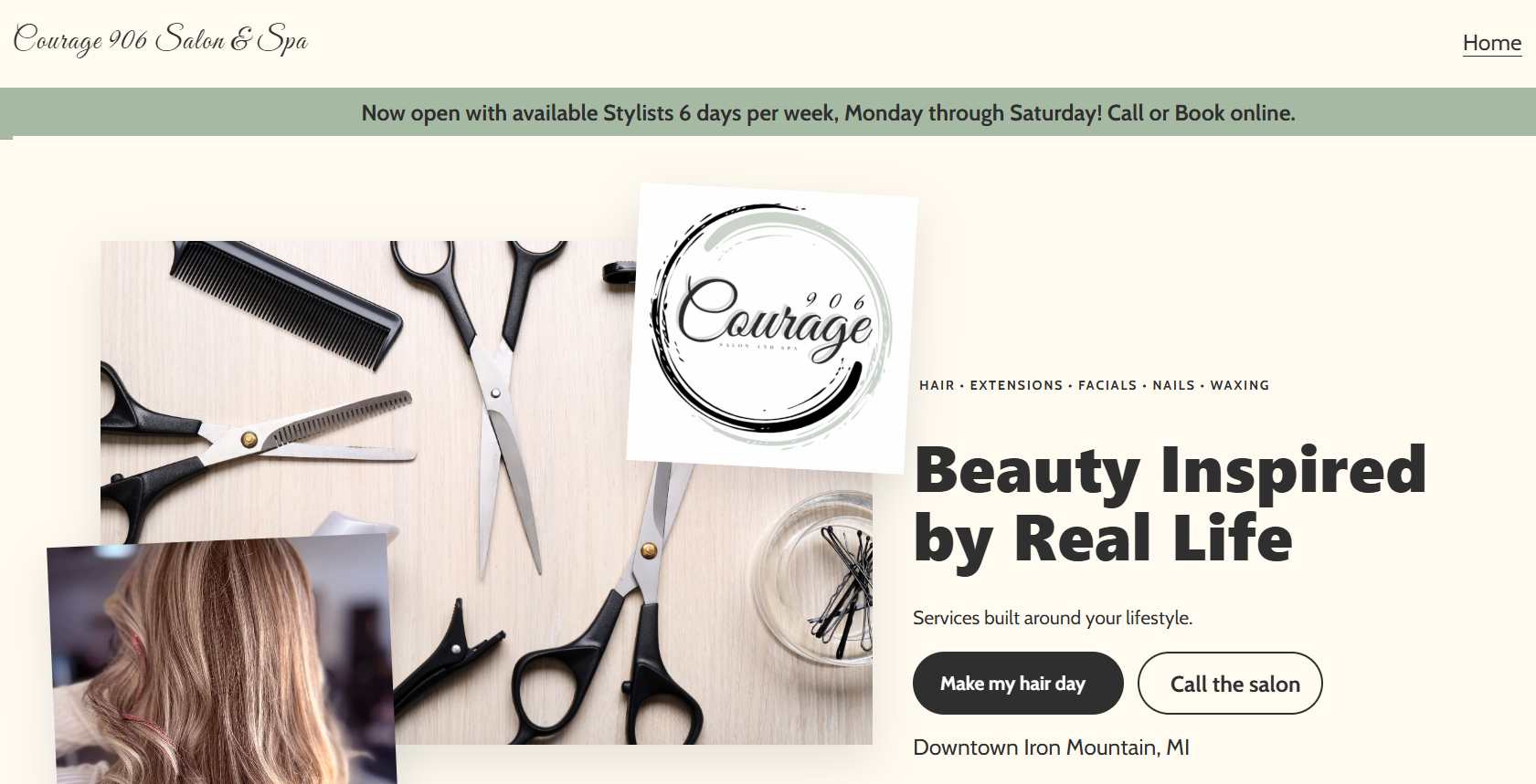 courage 906 salon and spa