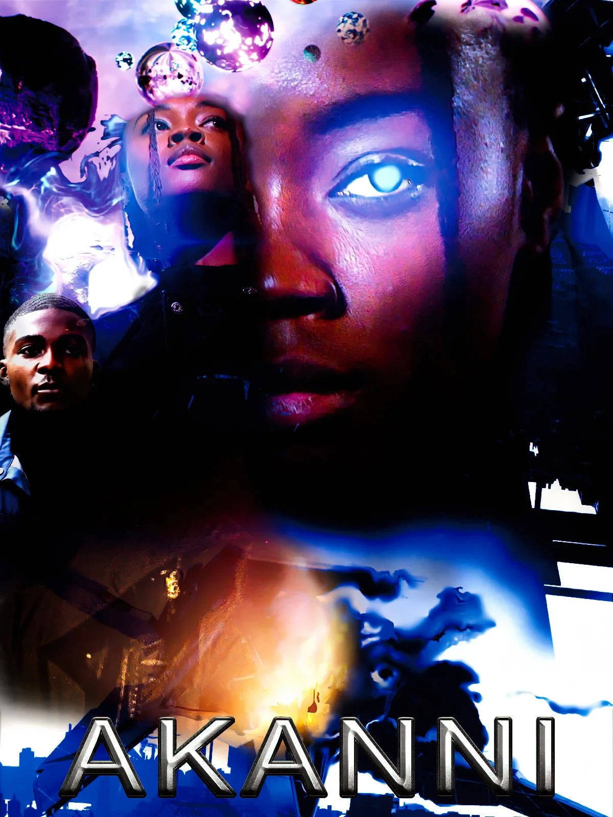 Graphic design. Key art for Akanni short film