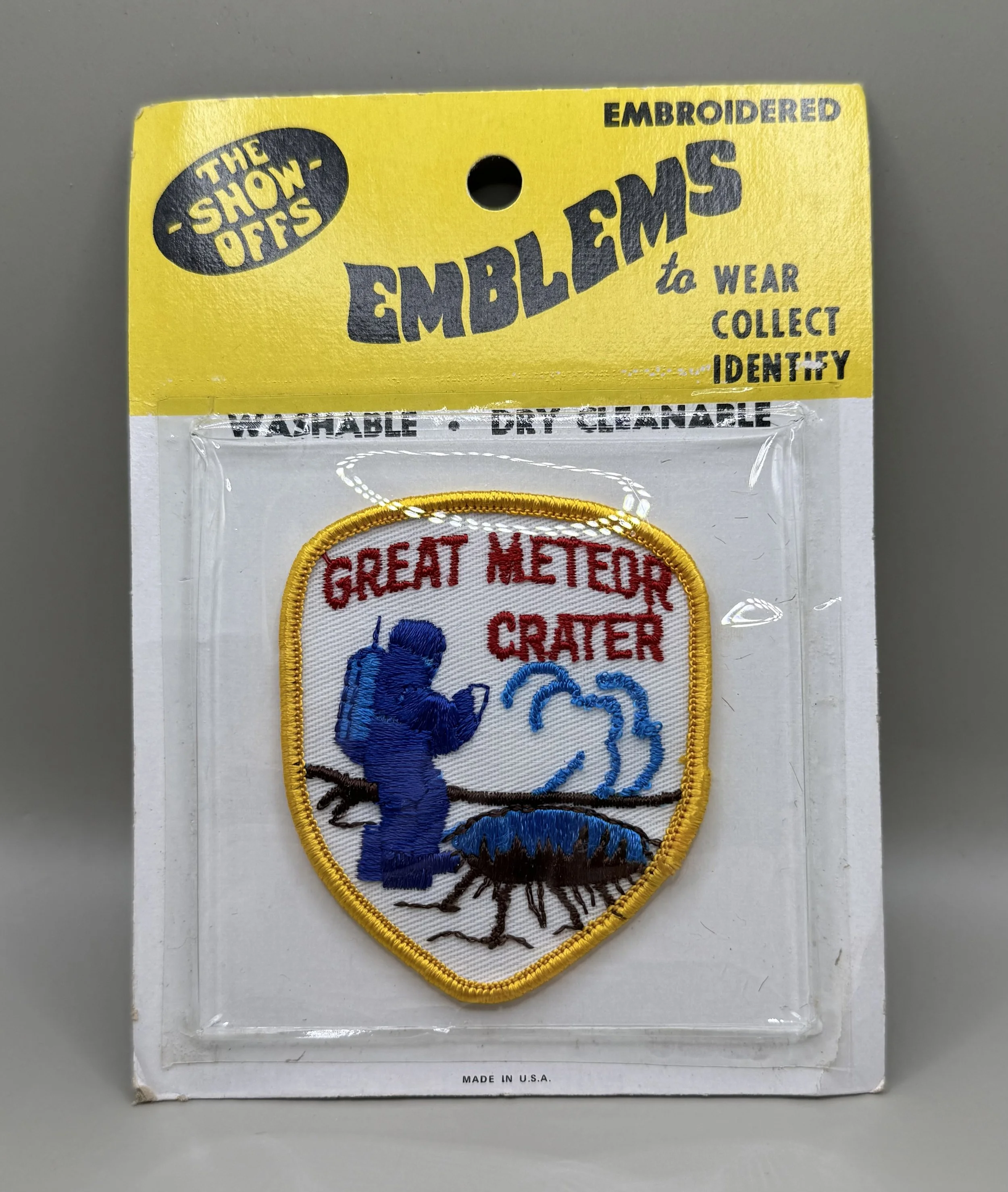 Meteor Crater Patch in Original Package