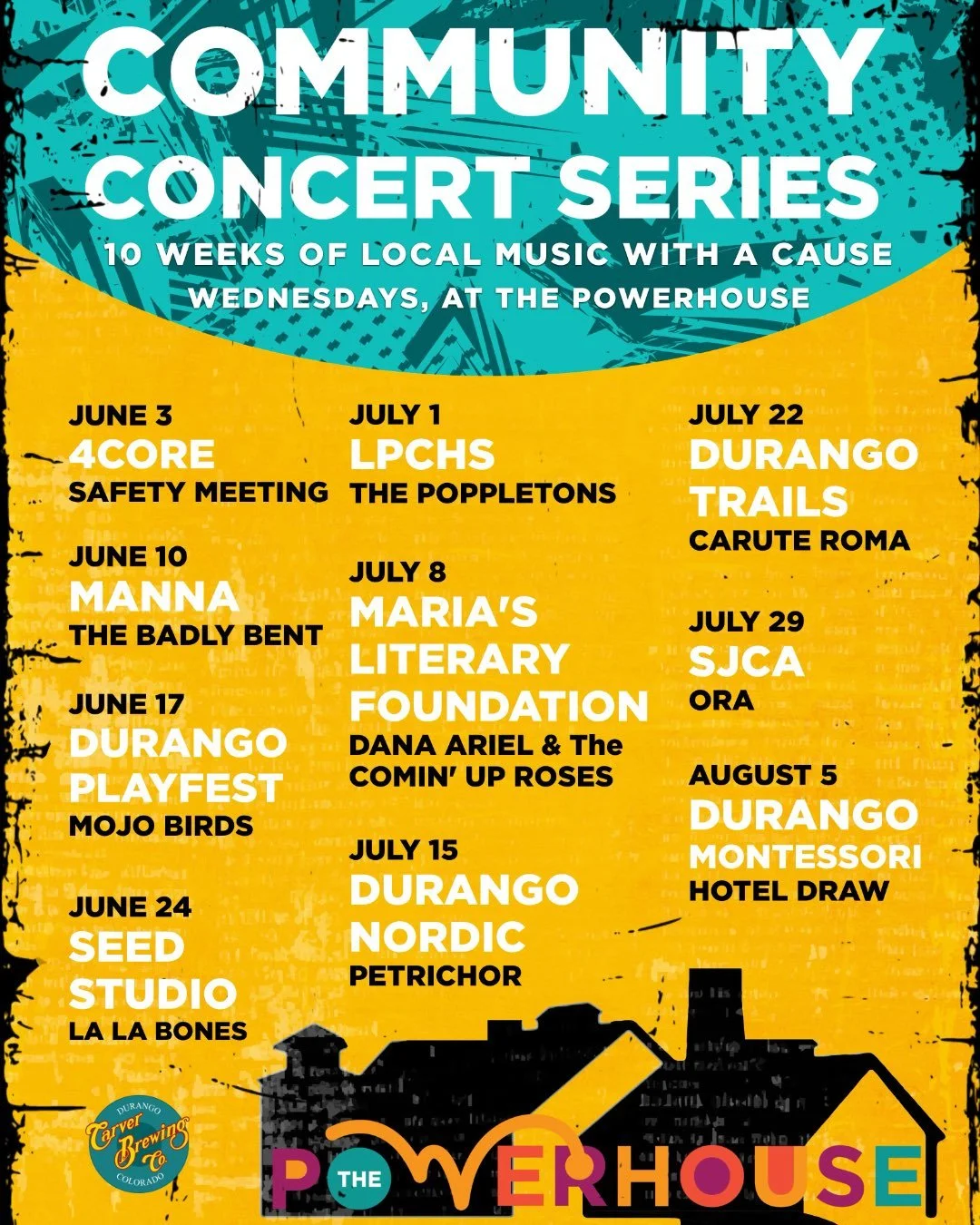 Powerhouse Community Concert Benefitting Durango Nordic: Petrichor