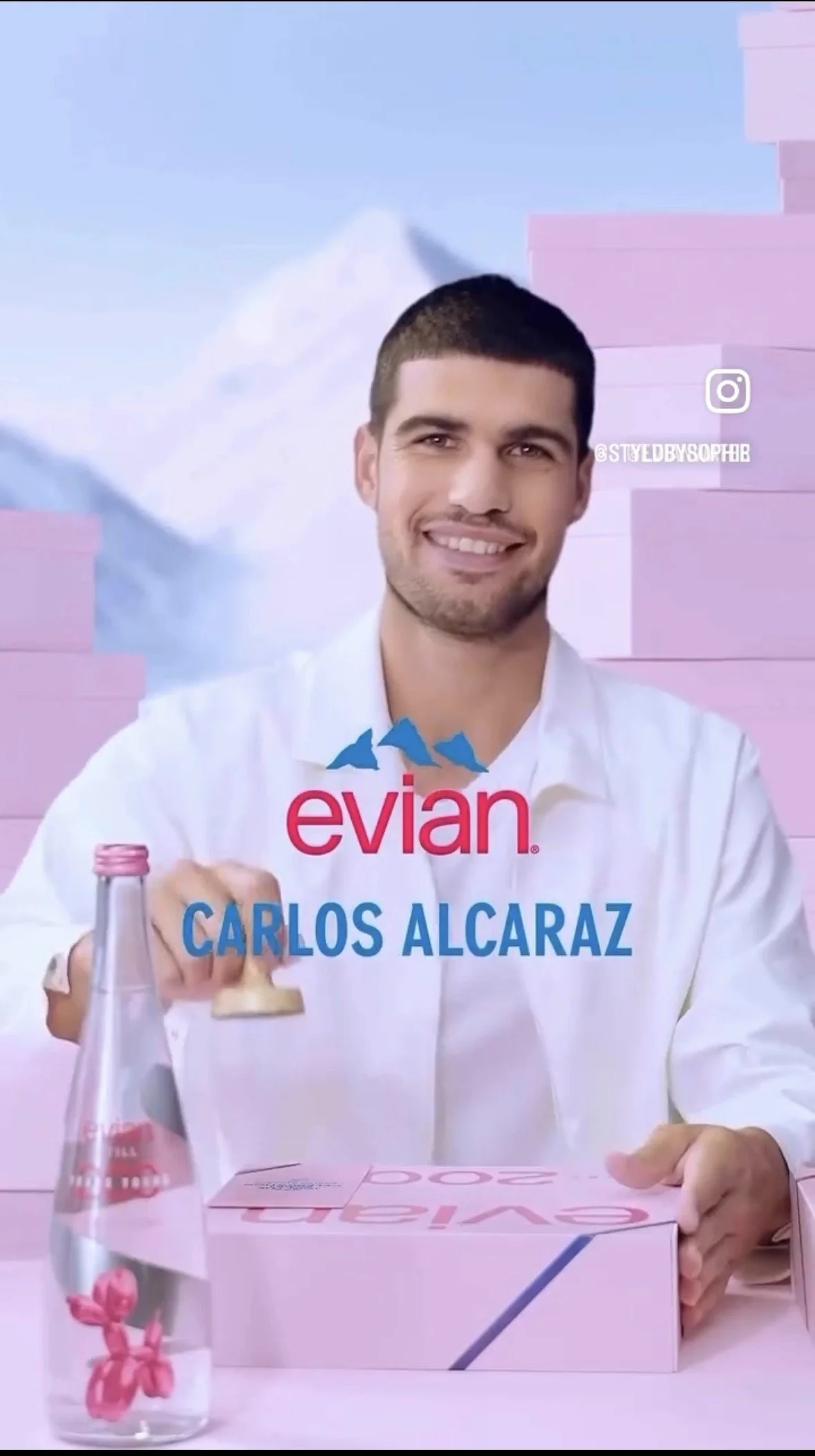 Carlos Alcaraz x Evian
